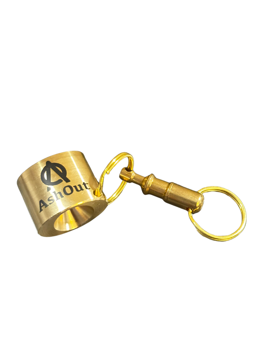 360 Brass ASHOUT ADAPTER W/ KEYRING- Lighter not Included